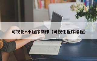 鹤岗可视化+小程序制作（可视化程序编程）